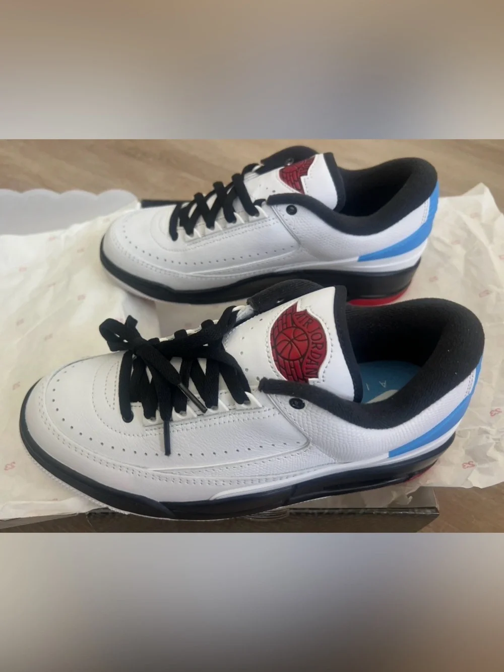 Nike Air Jordan Low 2/3 UNC To Chicago Size 7.5 Mens FD0383 104